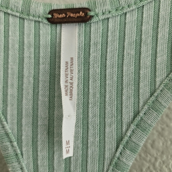 Free People Drops Of Venus Drop Waist Midi Dress Lime Green size Medium - Picture 12 of 16